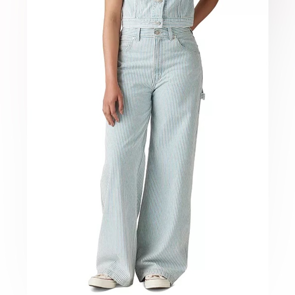Levi Women's Cinch Baggy Carpenter Cotton Jeans | 26X31